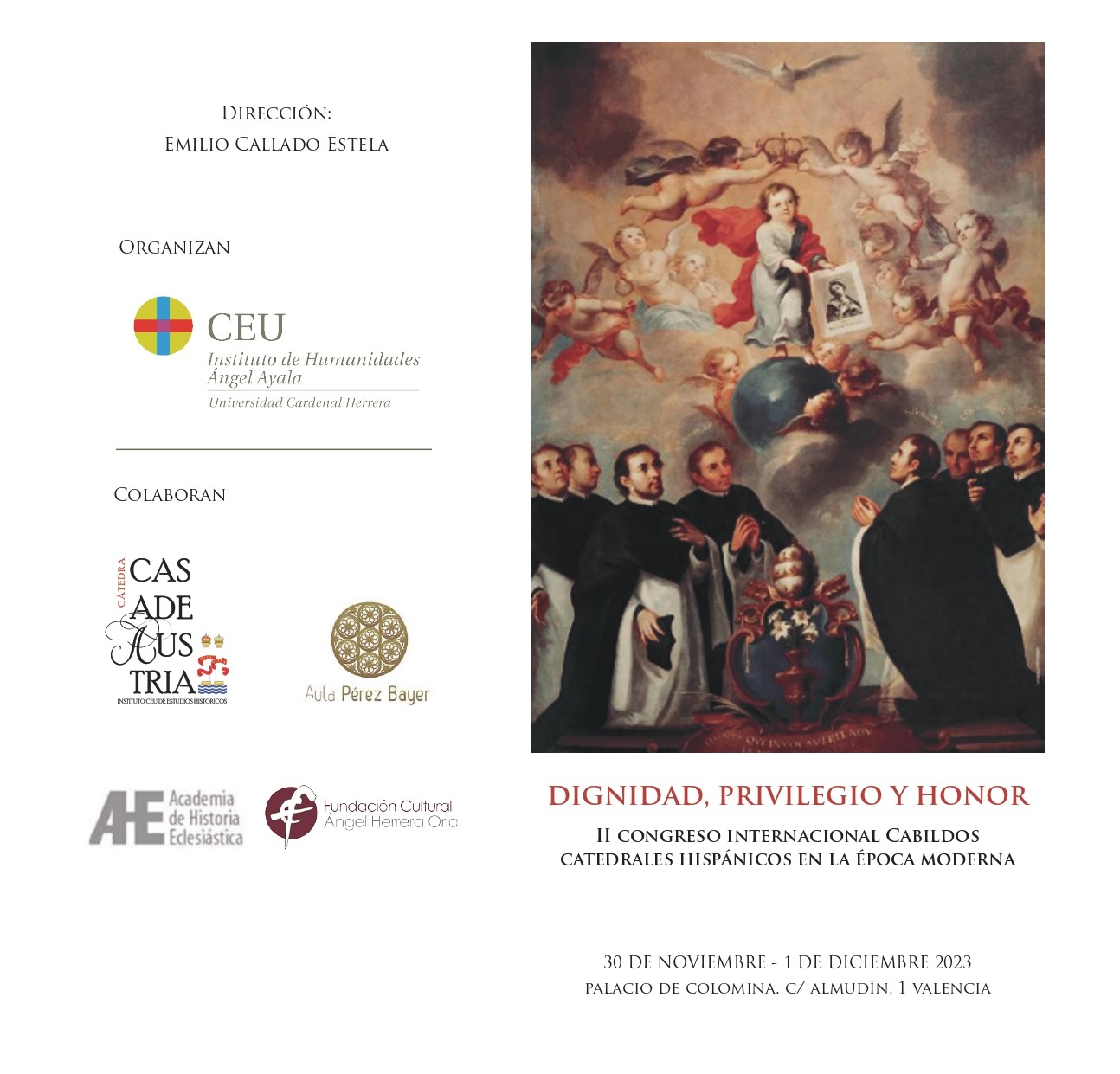 II Congreso Internacional de Cabildos Catedrales Hispánicos en la Época Moderna