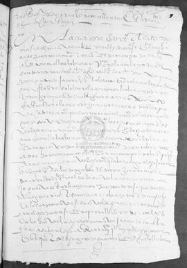Traspaso hecho por Alonso de Mallou, labrador, vecino de la colación de Santo André de la catedral de Santiago, del arriendo de un agro situado en el lugar de Amio, a favor del padre Jerónimo de Pedralviz, rector del colegio de la Compañía de Jesús de dicha ciudad