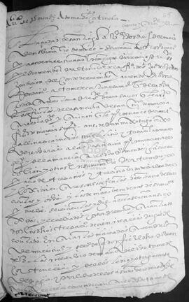 Arriendo de Pedro Méndez Patiño, vecino de San Xoán de Ouces a favor de Tomé de Cortinela, mercader, vecino de la ciudad de Santiago de los frutos de San Martiño de Marzoa por tres años y precio los dichos años de 100 reales