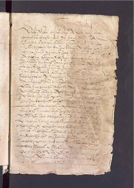 Admisión de Pedro de Robles, tesorero del arzobispo Francisco Blanco, como voz a Juan de Villaverde, vecino de Santo Estevo de Covas de un foro hecho a Alonso de Capeáns, su abuelo, vecino de la citada feligresía, por Álvaro de Luaces, vecino y regidor de Santiago, de un lugar en Capeáns, en la citada feligresía, por su vida, la de su mujer y dos voces y precio de 16 rapadas de centeno