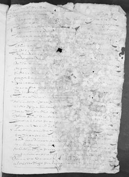 Concordia firmada por Domingo González da Cova, vecino de Santa María de Troáns, con Juan Núñez de Vilacova "el Viejo", vecino de San Mamede de Amil, en torno a la renta y deudas sobre de la heredad de Fontela