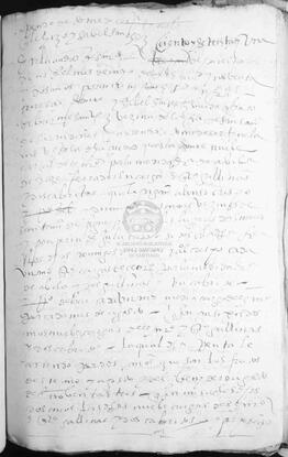 Arriendo hecho por Isabel Sánchez, vecina de la feligresía de Santa María de Sarandós, a Tomé de Cortinela, mercader, vecino de Santiago, de nueve cargas de centeno, cuatro gallinas y dos cabritos que le pagan Alonso Crespo y Domingo das Moas, vecinos de Santa María de Figueiras, por los lugares das Moas y Pouperín, sitos en la dicha feligresía de Sarandón, durante dos años y por precio, los dos años, de dieciocho ducados