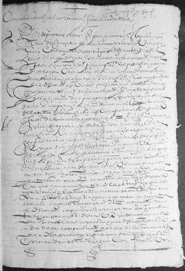 Concordia firmada por el padre fray Gaspar de Alcázar, en nombre del convento de San Simón de Redondela, de la orden de San Francisco, con Maximiliano de Austria, arzobispo de Santiago, señor de la isla de San Simón de Redondela, donde está el convento, en razón del patronato del mismo, al que se compromete el prelado erigiéndose como patrono del cenobio, estipulando una limosna anual de cien ducados