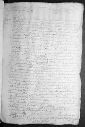 Arriendo de Tomé de Cortinela, mercader, vecino de la ciudad de Santiago a favor de Gabriel López, escribano, de la misma vecindad de una casa sita en la rúa do Vilar por un año y precio de 21 ducados
