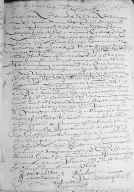 Abono hecho por Juan de Zaldívar y Luaces, racionero de Santiago, para con el Doctor Teutonio Núñez Mercante, residente en la curia romana, de las fianzas relativas a una escritura de rédito y fianza